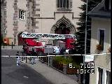 Und pltzlich steht die Feuerwehr vor der Kirche - was ist passiert ?