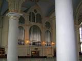 Ein Blick auf die restaurierte Orgel von der Empore aus (15.06.13).
